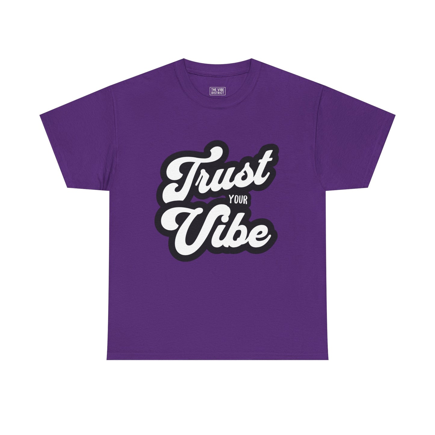 Trust Your Vibe Unisex Cotton Tee, Positive Affirmation Shirt, Casual Everyday Wear, Gift for Teens, Birthday, Inspirational Fashion