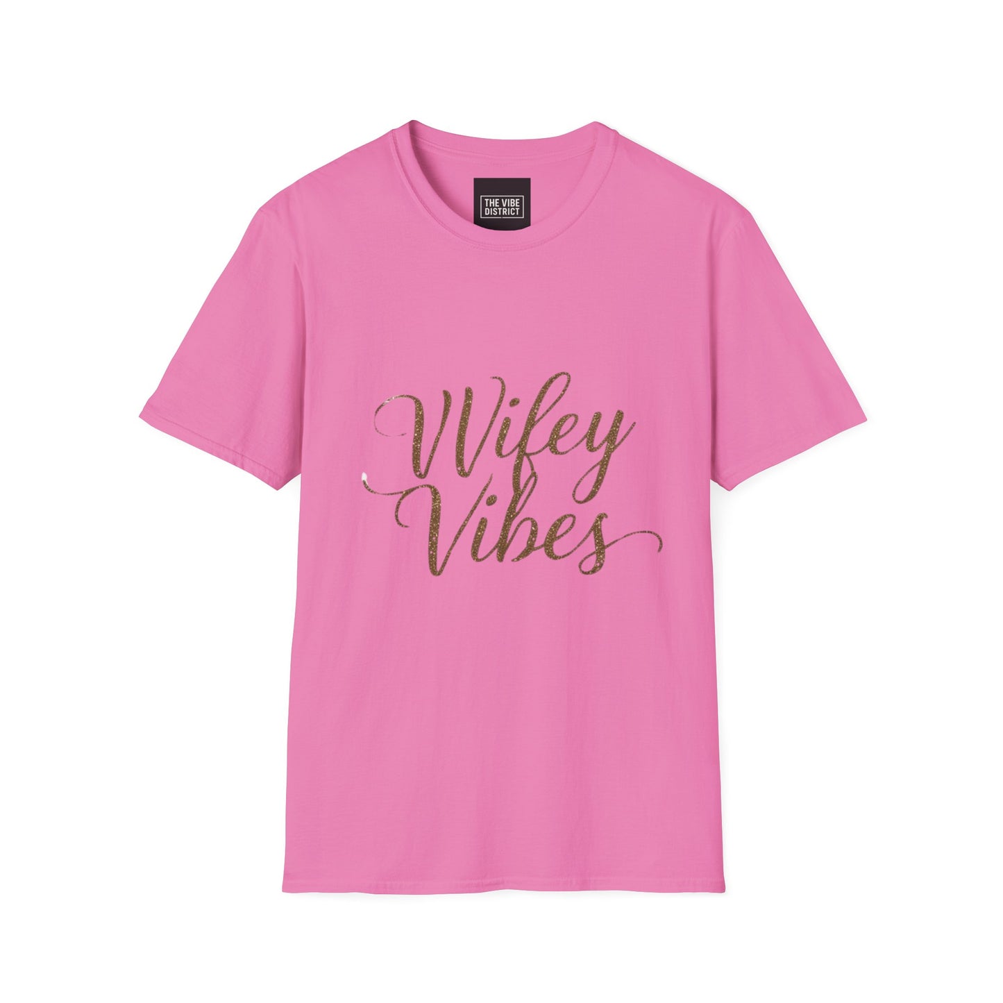 Wifey Vibes Unisex Softstyle T-Shirt - Perfect Gift for Brides and Newlyweds