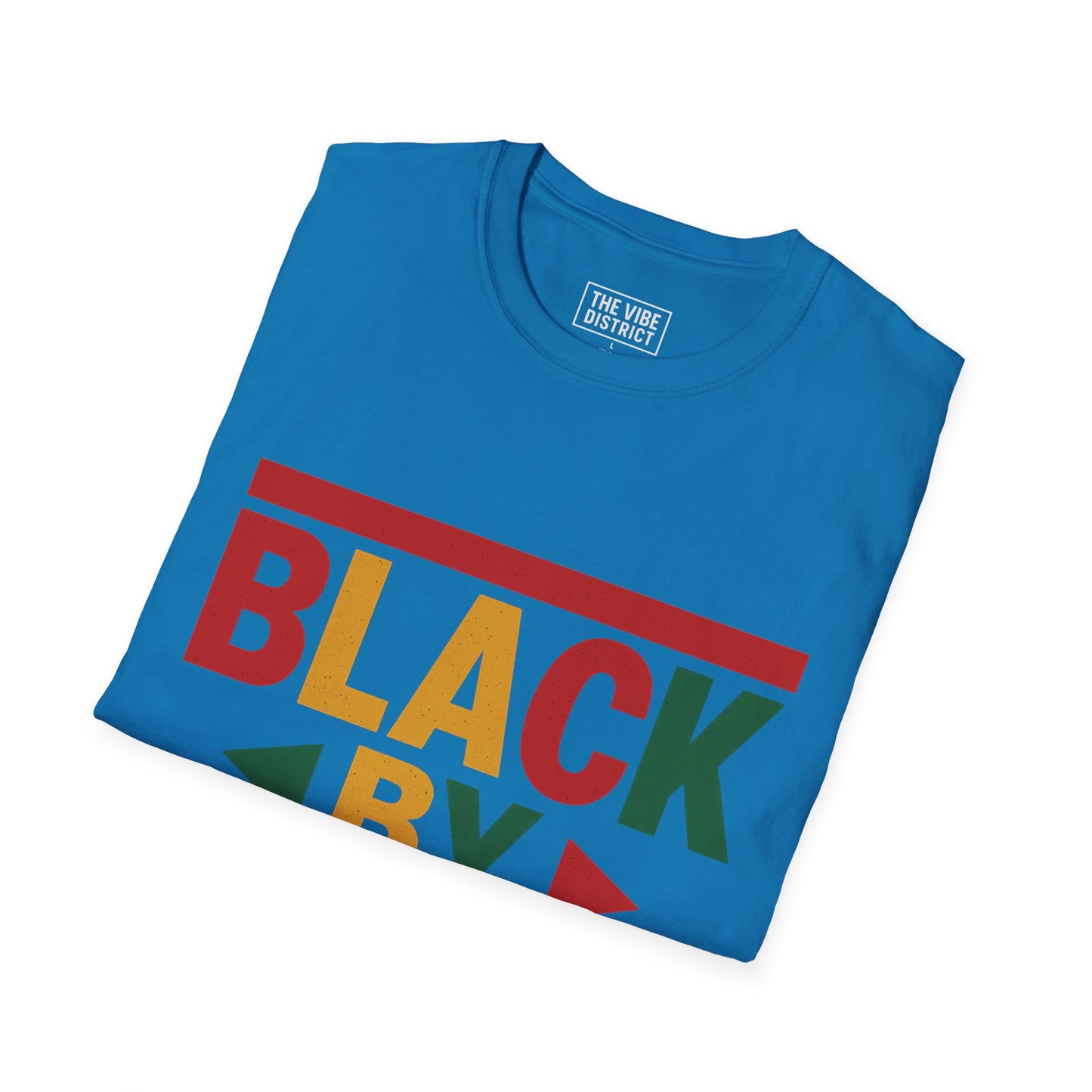 Black by Demand Unisex Softstyle T-Shirt - Celebrate Empowerment & Culture