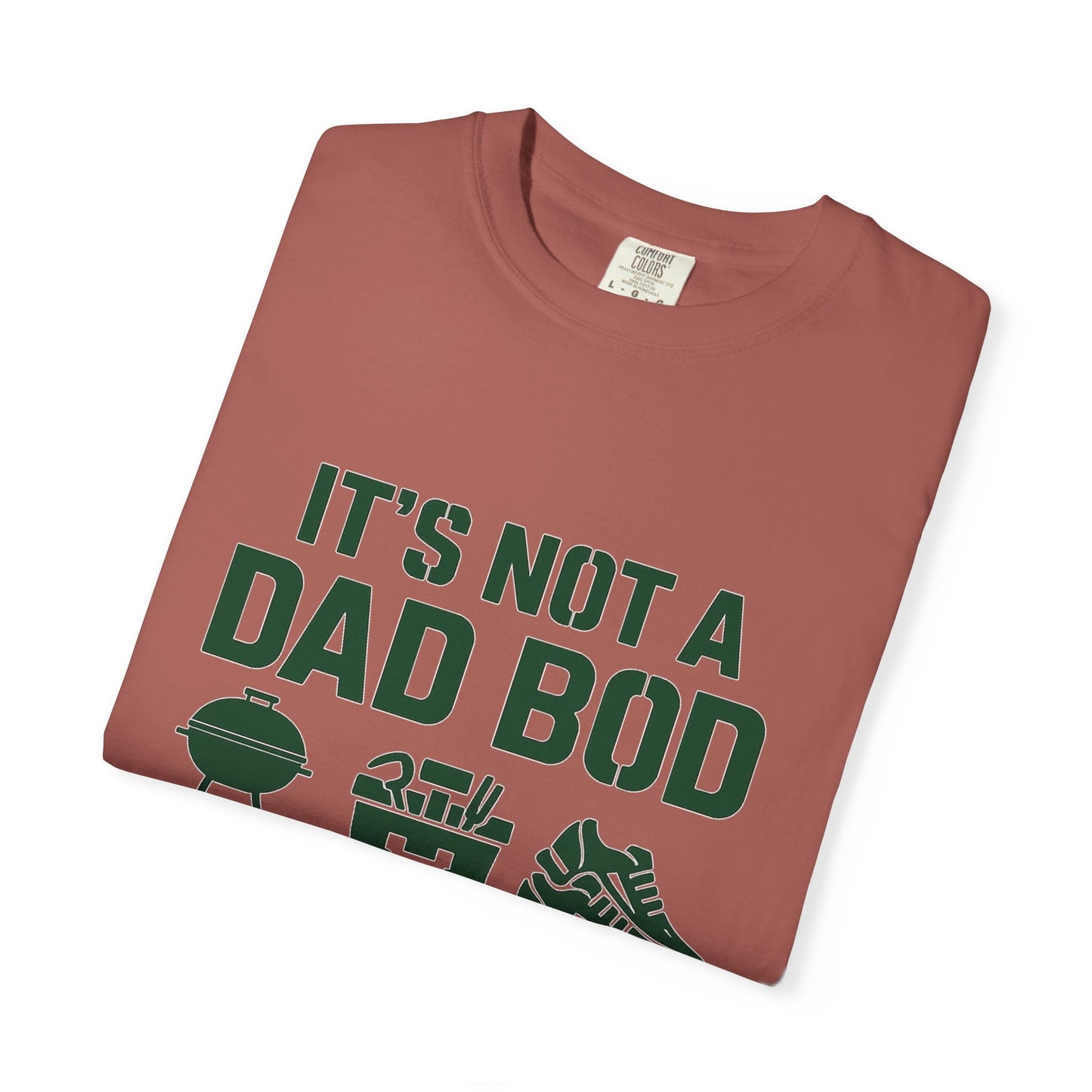 Father Figure T-Shirt, Unisex Dad Bod Tee, Gift for Father's Day, Funny Dad Shirt, Summer Casual Wear, BBQ Lover Apparel