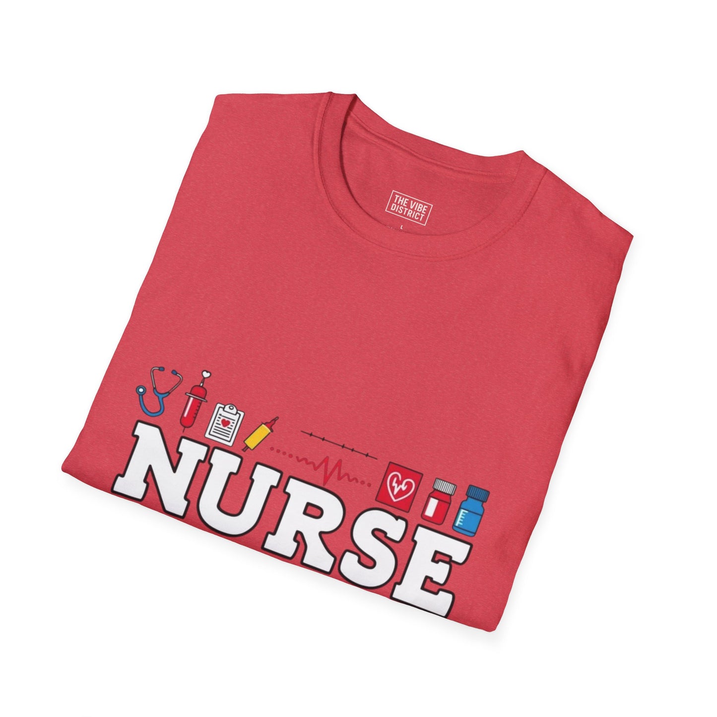 Nurse Appreciation T-Shirt | Unisex Softstyle Tee for Healthcare Heroes | "I'll Be There For You" Design