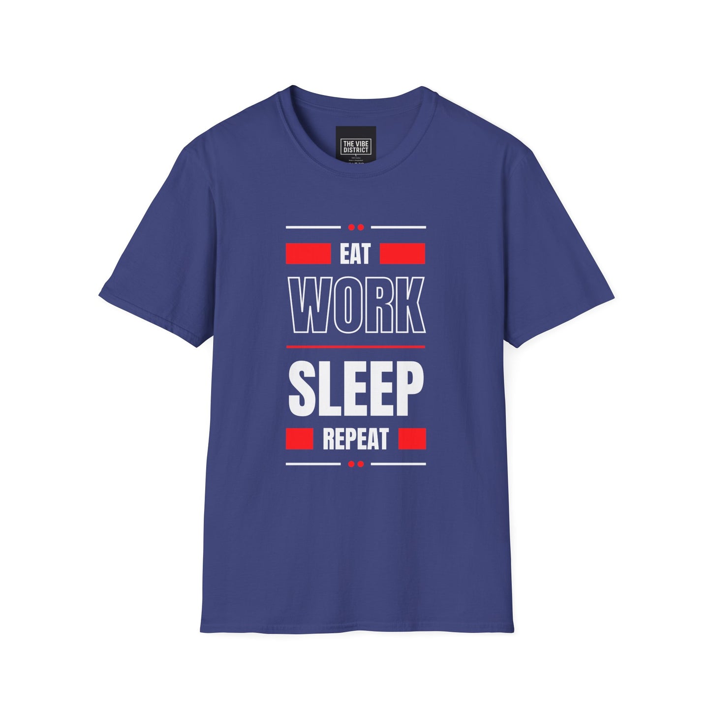 Eat Work Sleep Repeat Unisex Softstyle T-Shirt