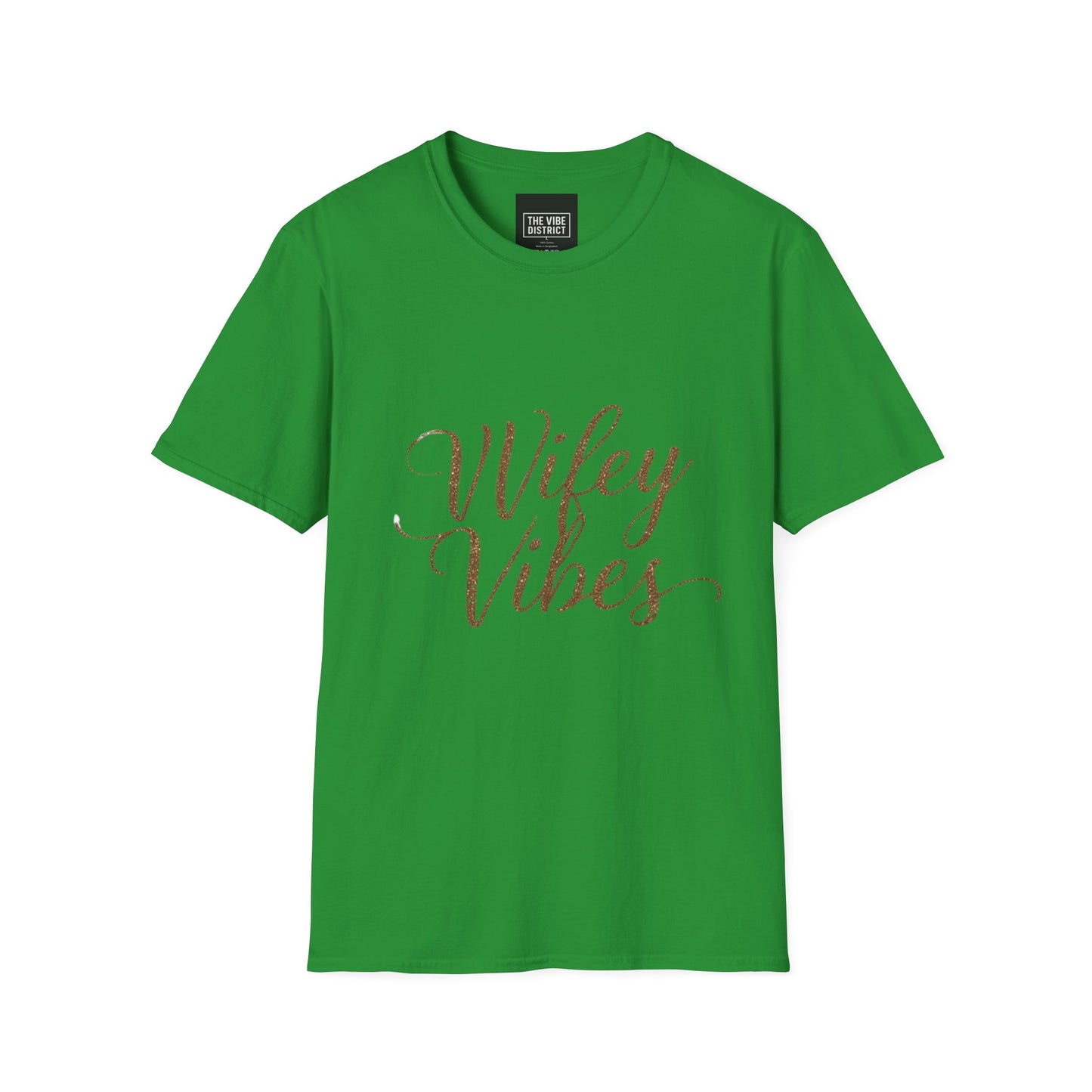 Wifey Vibes Unisex Softstyle T-Shirt - Perfect Gift for Brides and Newlyweds
