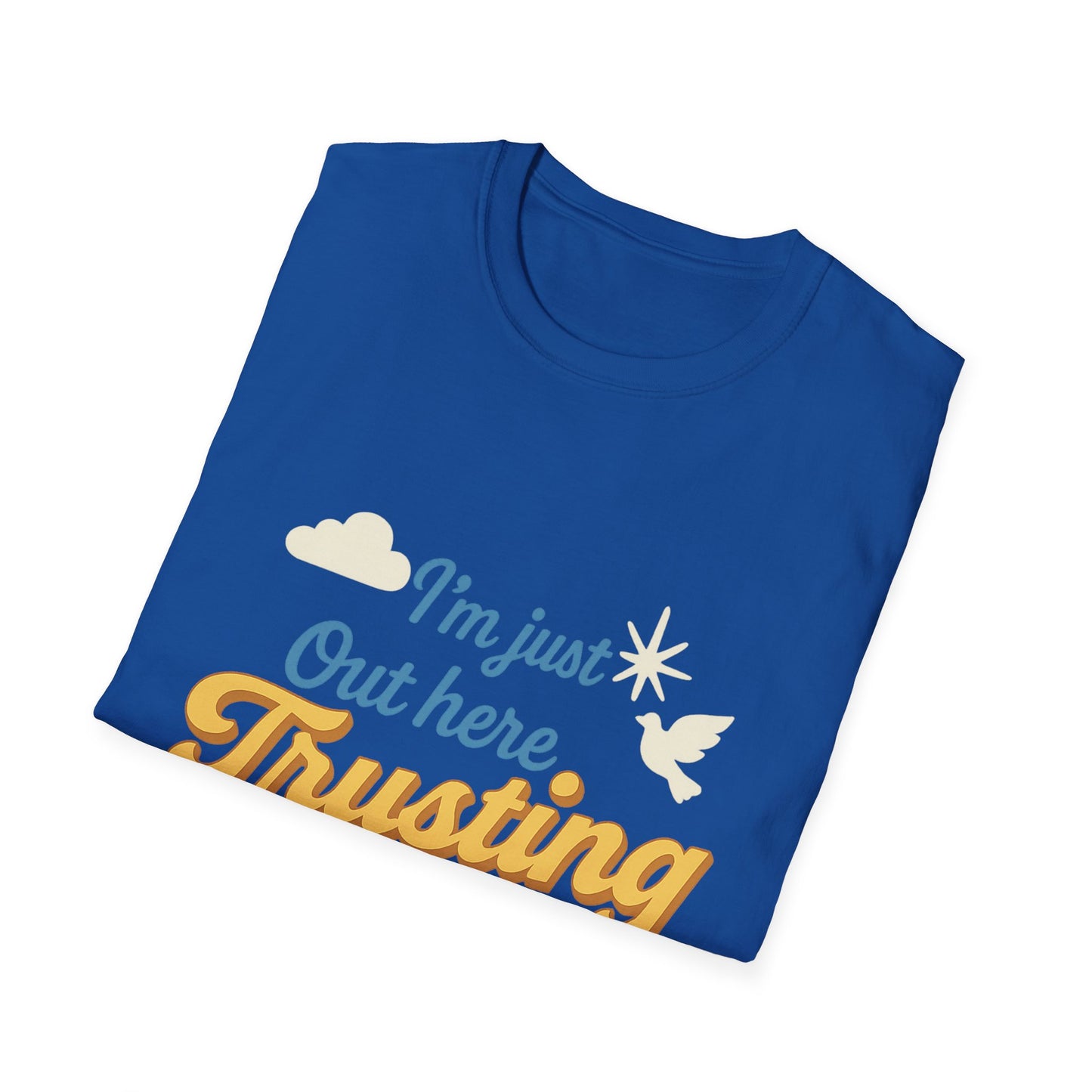 Trusting God Tee, Inspirational Gift, Christian Apparel, Casual Wear, Everyday Comfort