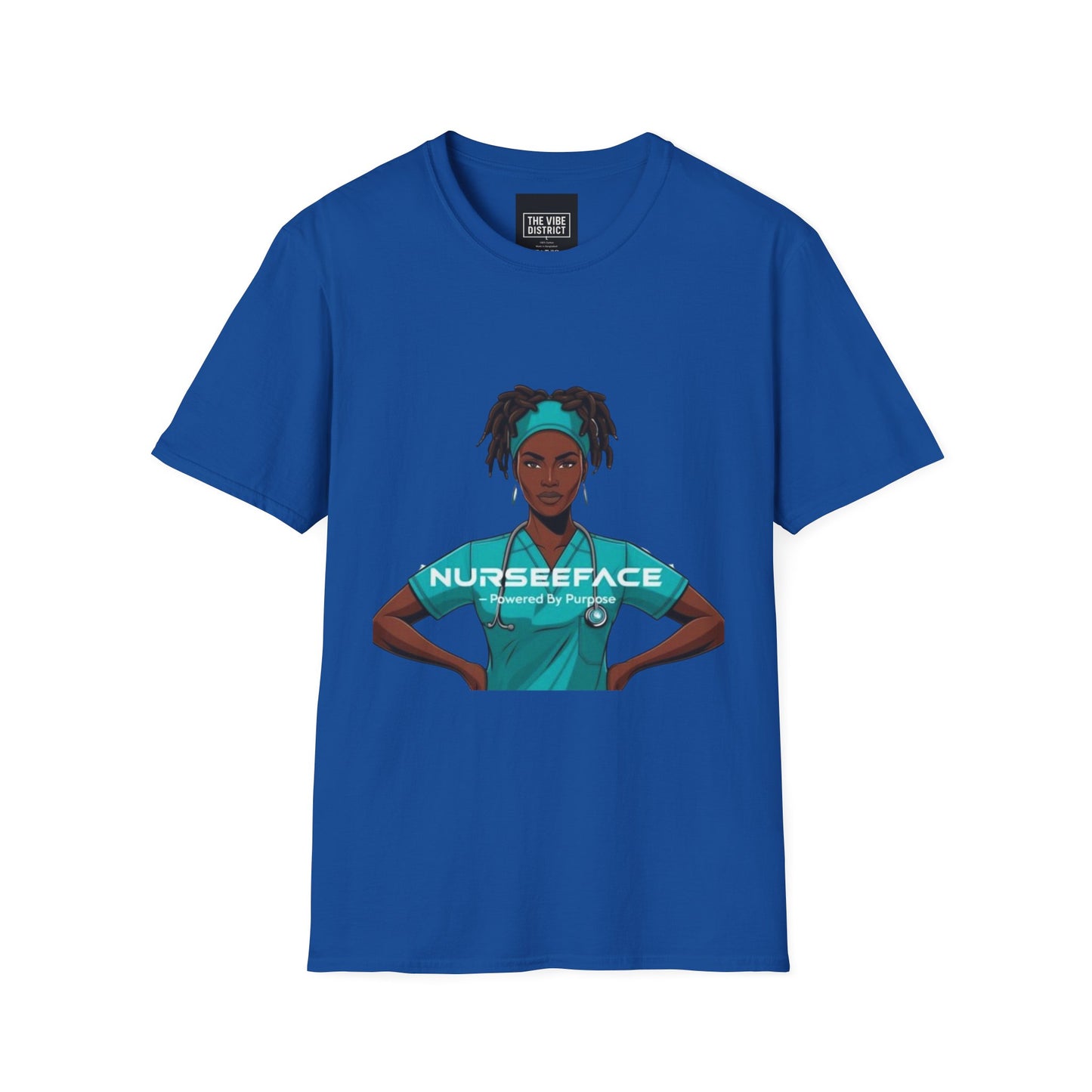 Nurse Graphic T-Shirt - Powered by Purpose - Unisex Softstyle Apparel