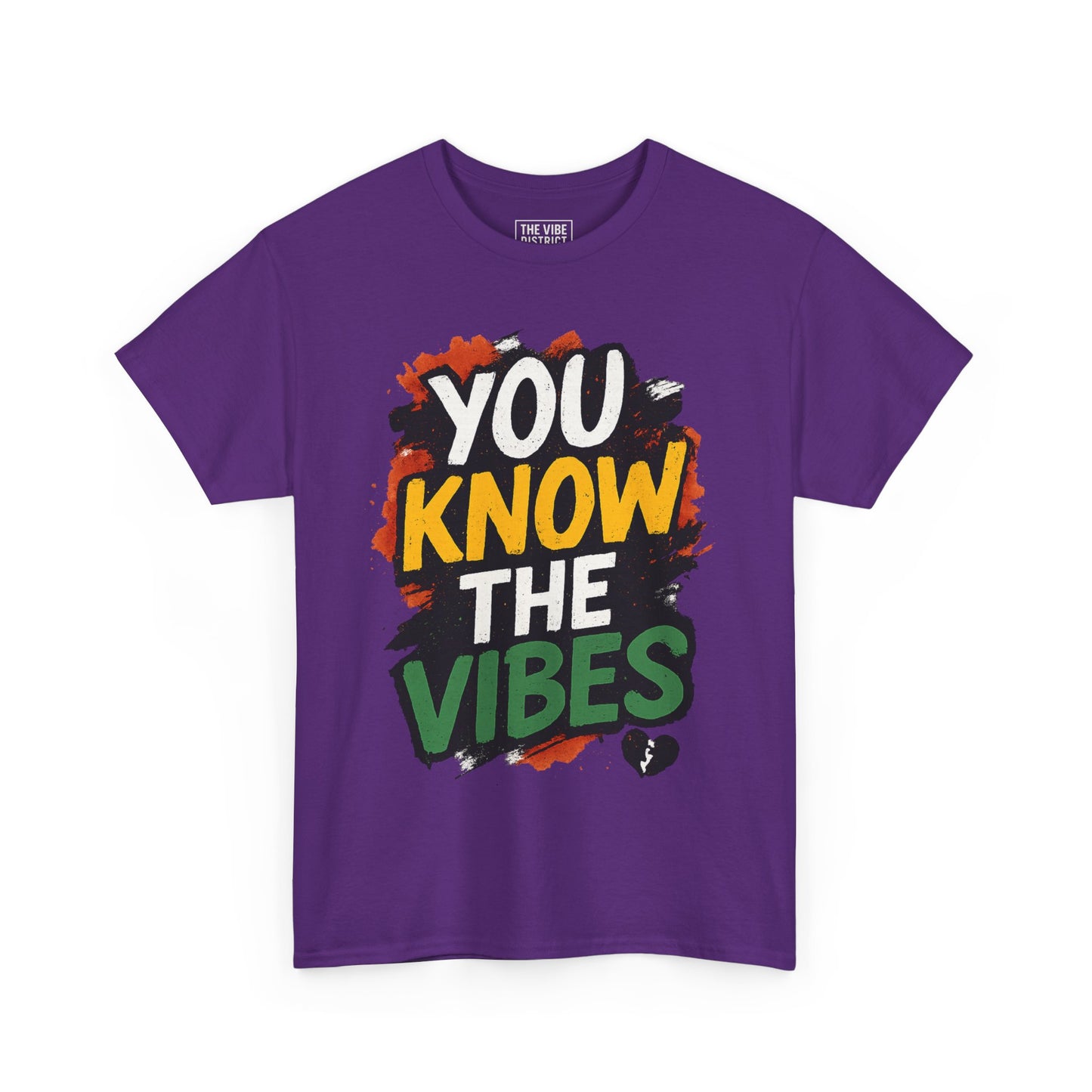 Vibrant Vibes Tee | Unisex Heavy Cotton Shirt, Casual Wear, Gift for Friends, Summer Outfit, Motivational T-Shirt, Festival Fashion