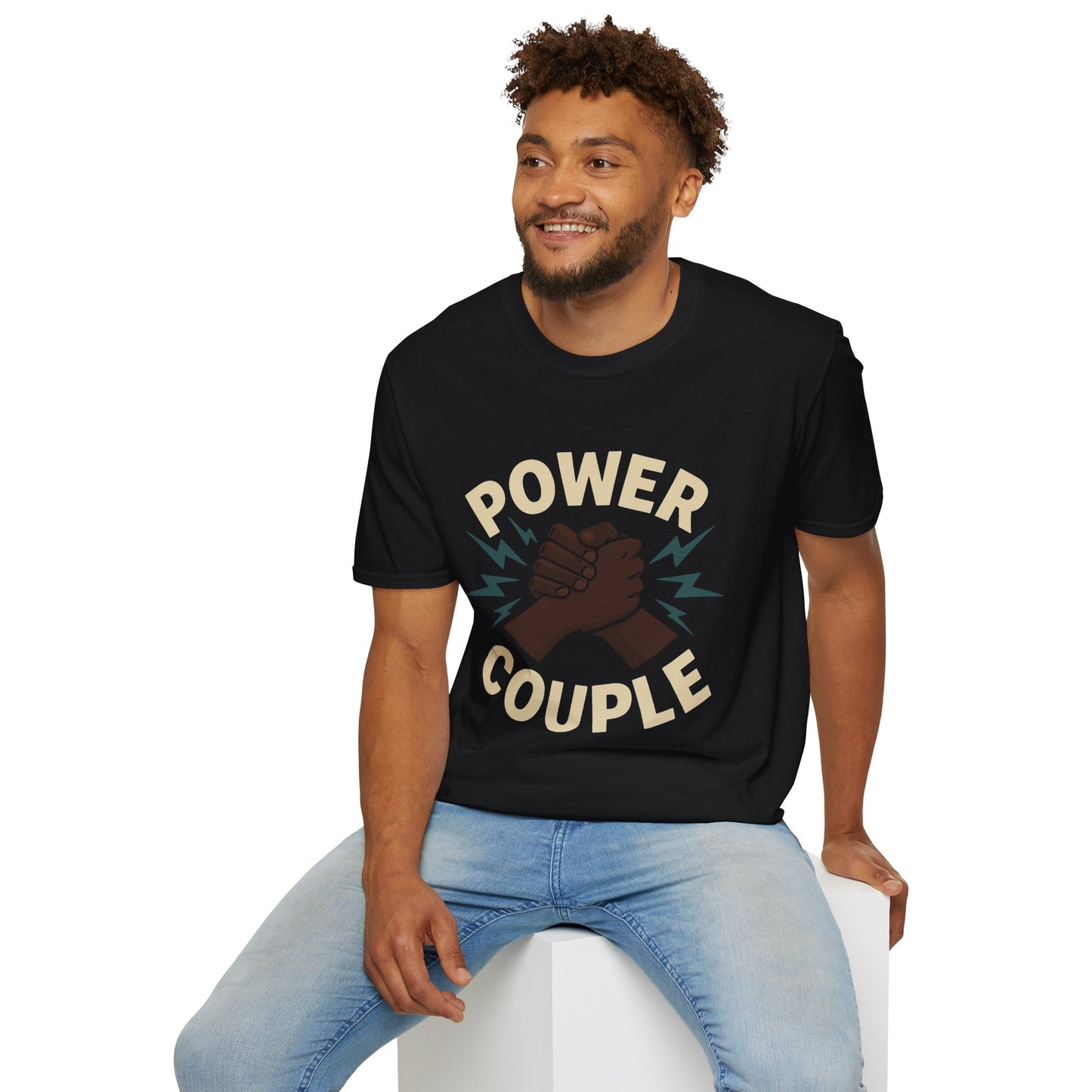 Power Couple Unisex T-Shirt, Couple Anniversary Gift, Relationship Tee, Funny Couples Shirt, Matching Outfits, Love Apparel