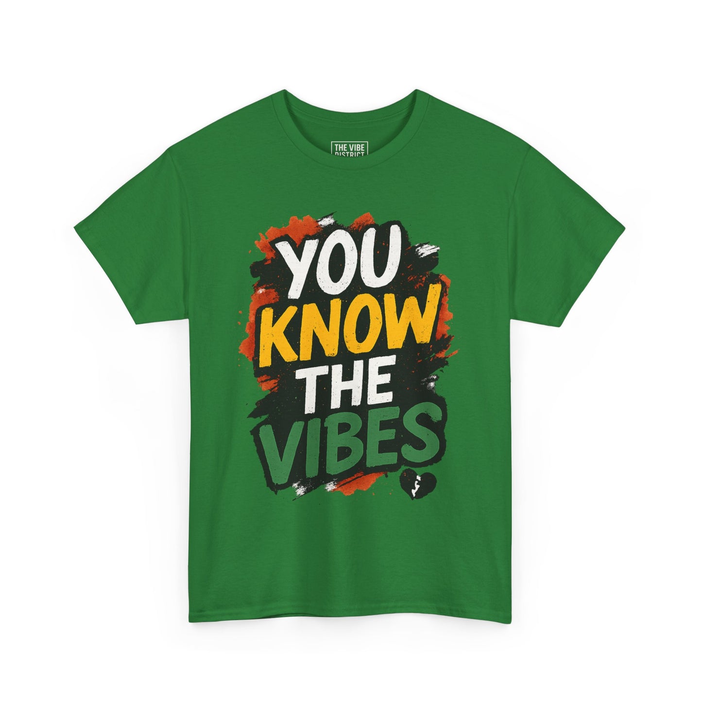 Vibrant Vibes Tee | Unisex Heavy Cotton Shirt, Casual Wear, Gift for Friends, Summer Outfit, Motivational T-Shirt, Festival Fashion
