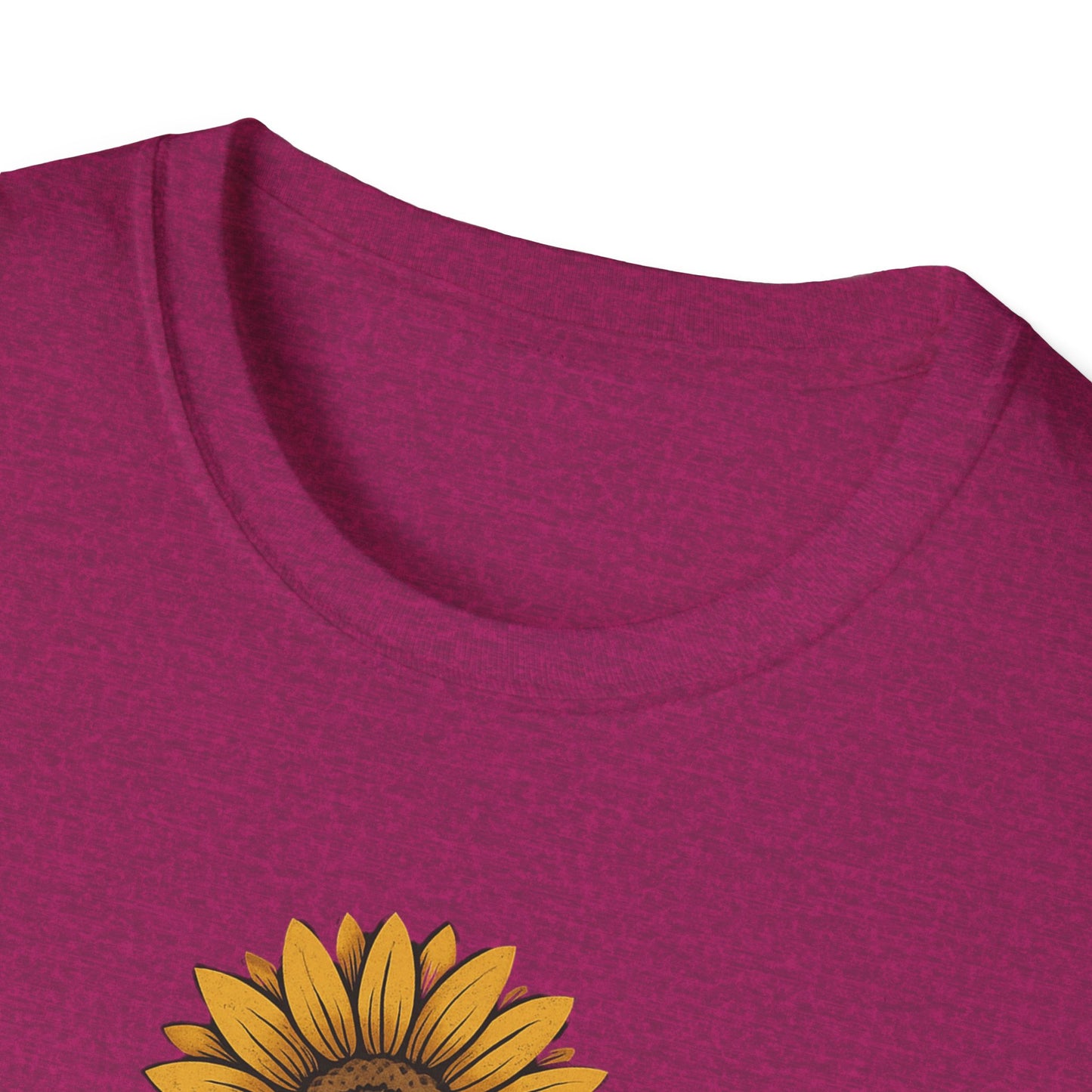Bloom Through the Concrete Unisex Softstyle T-Shirt, Inspirational Tee, Nature Lover Gift, Motivational Shirt, Gardening Outfit