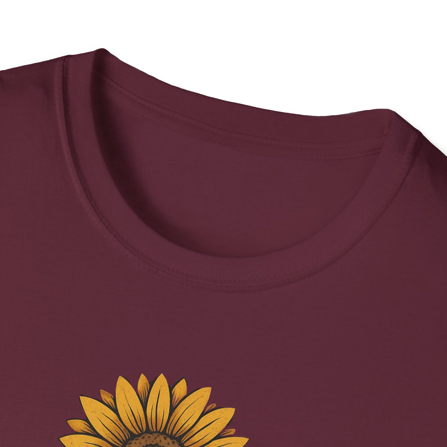 Bloom Through the Concrete Unisex Softstyle T-Shirt, Inspirational Tee, Nature Lover Gift, Motivational Shirt, Gardening Outfit