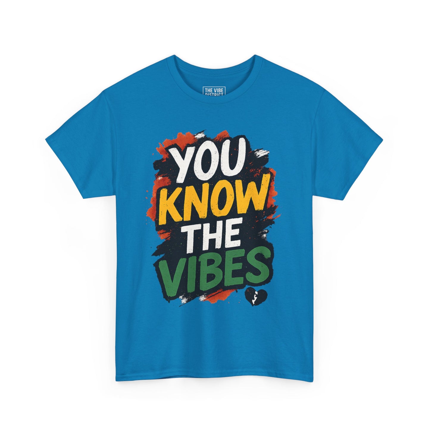Vibrant Vibes Tee | Unisex Heavy Cotton Shirt, Casual Wear, Gift for Friends, Summer Outfit, Motivational T-Shirt, Festival Fashion
