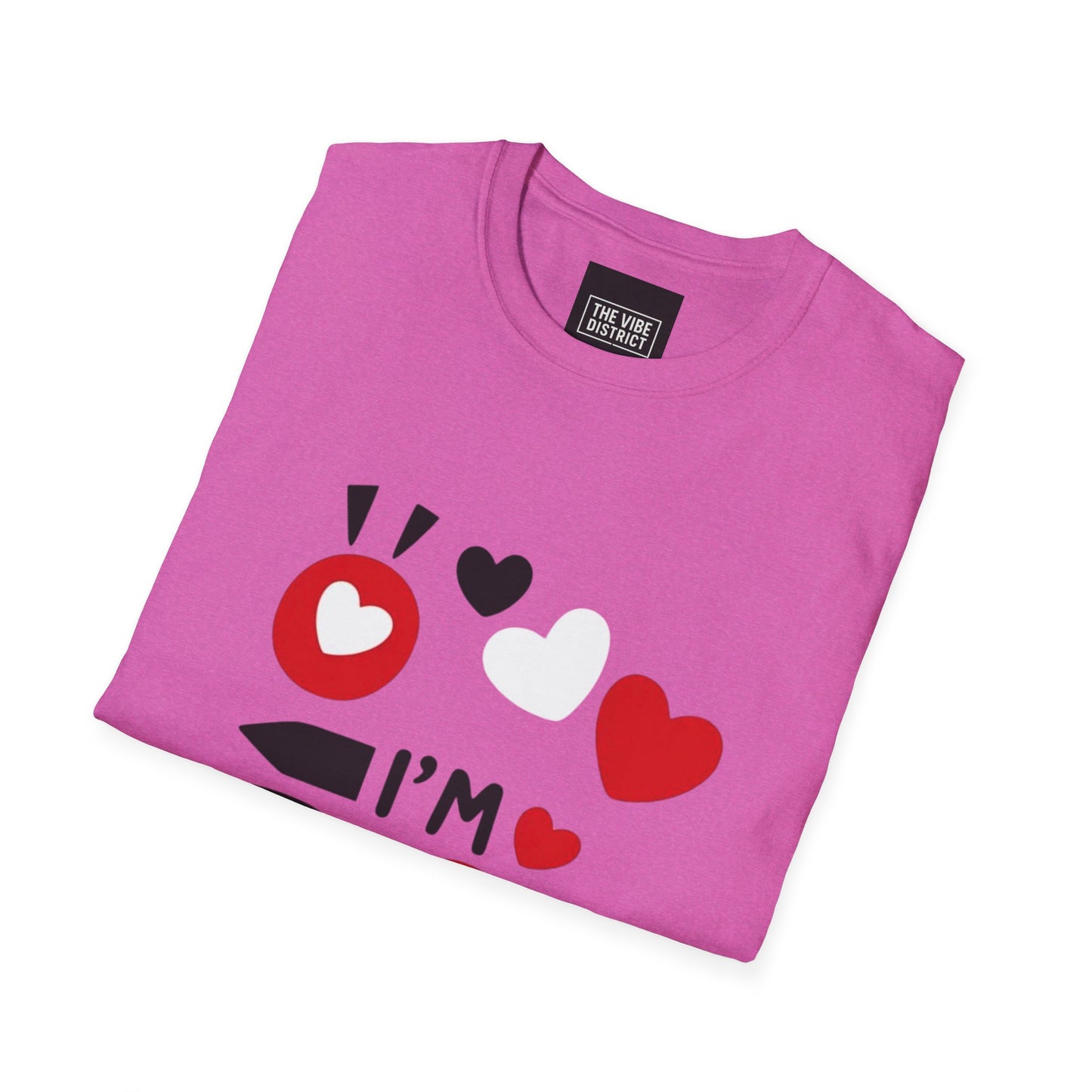 Valentine's Day I'm Bae T-Shirt, Cute Couple Tee, Gift for Him/Her, Softstyle Love Shirt, Romantic Apparel, Valentine's Gift