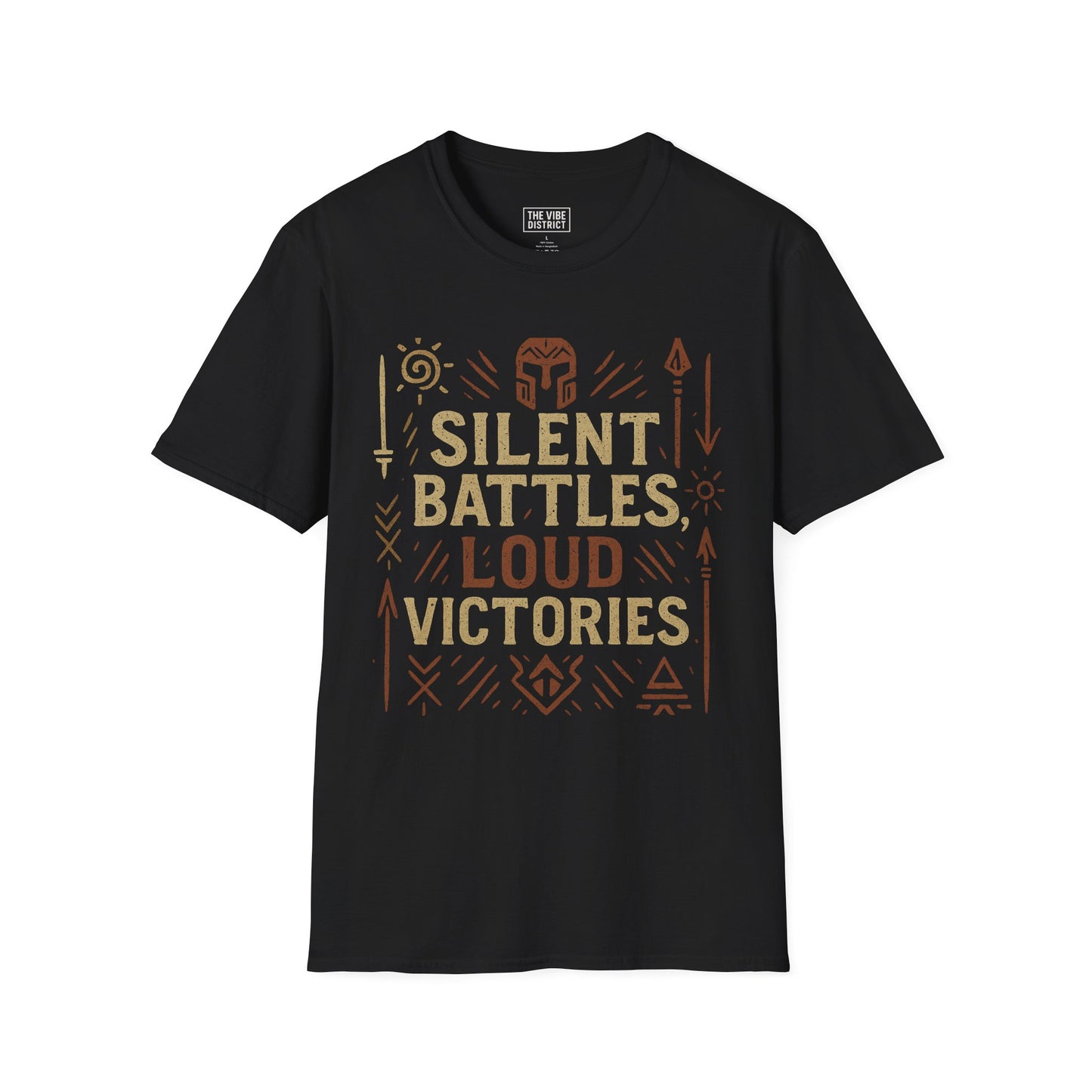 Silent Battles Loud Victories Unisex T-Shirt, Inspirational Tee, Motivational Shirt, Unique Gift, Combat Spirit, Everyday Wear