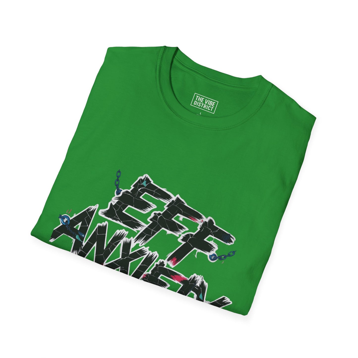 Eff Anxiety Unisex Softstyle T-Shirt - Casual Comfort for Mental Health Awareness