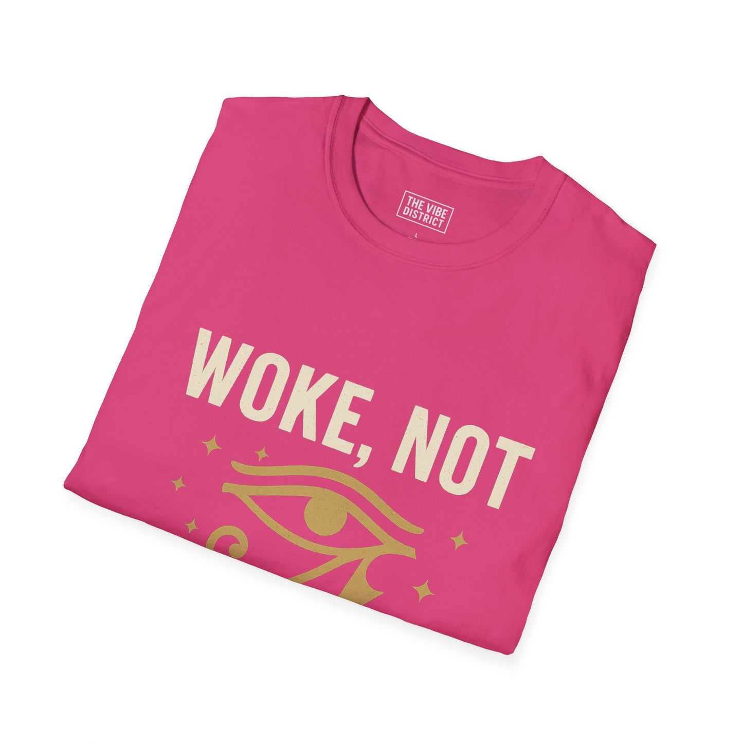 Woke Not Weary Unisex T-Shirt, Inspirational Tee, Mindfulness Apparel, Festival Wear, Gift for Intellectuals