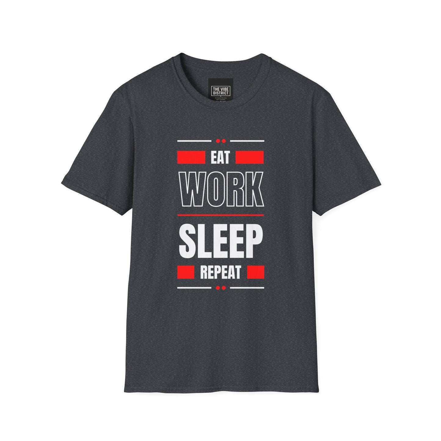 Eat Work Sleep Repeat Unisex Softstyle T-Shirt