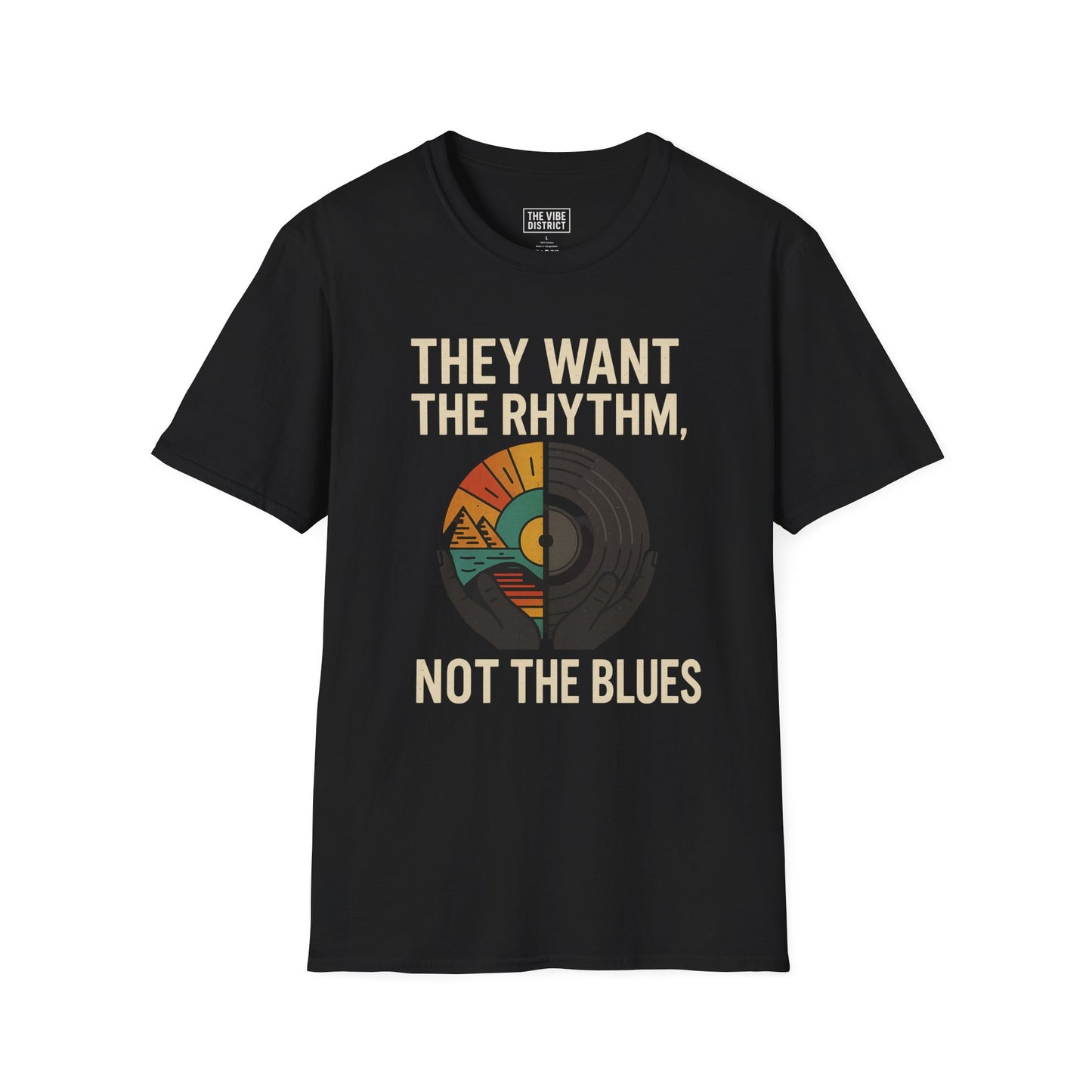 Retro Music Unisex Softstyle T-Shirt, Vintage Vibe Tee, Music Lovers Gift, Festival Wear, Retro Album Art Tee