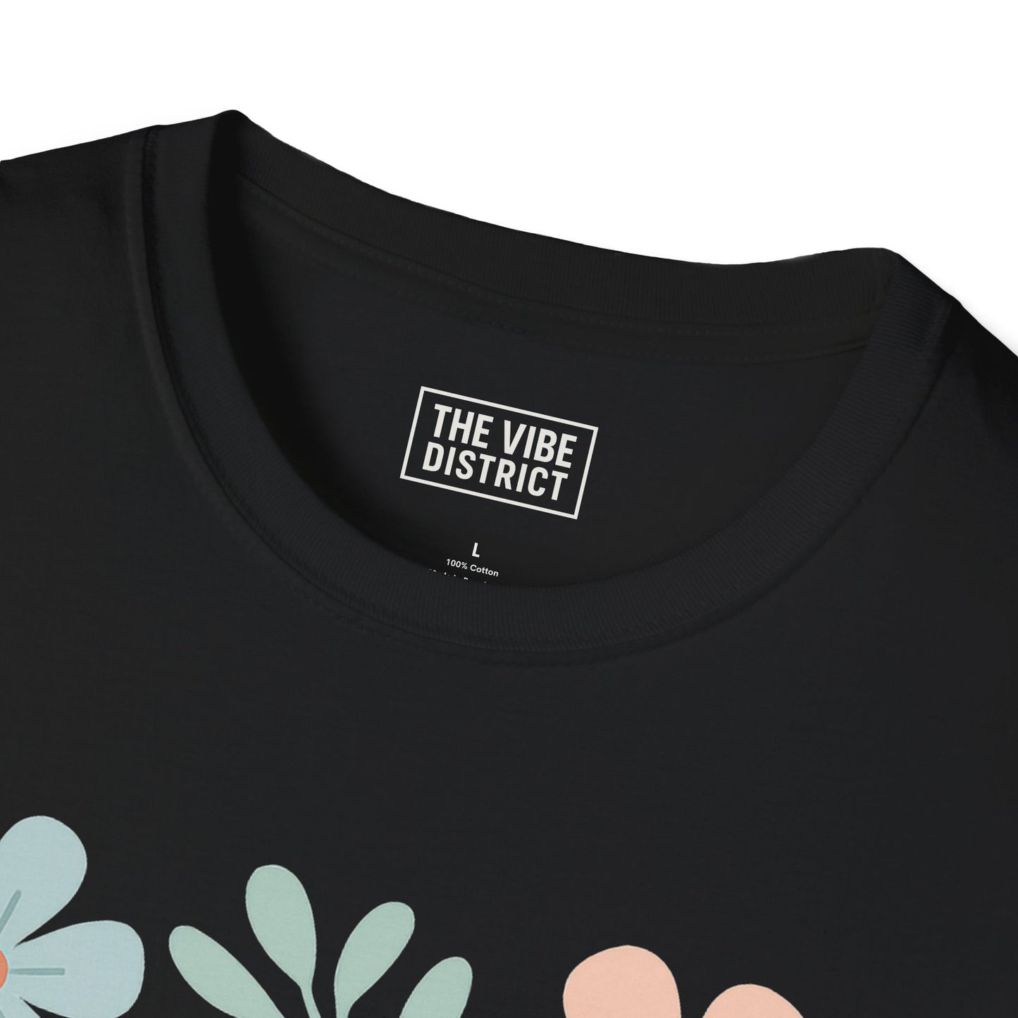 Self-Care Isn't Selfish Unisex Softstyle T-Shirt - Floral Design for Mental Health Awareness