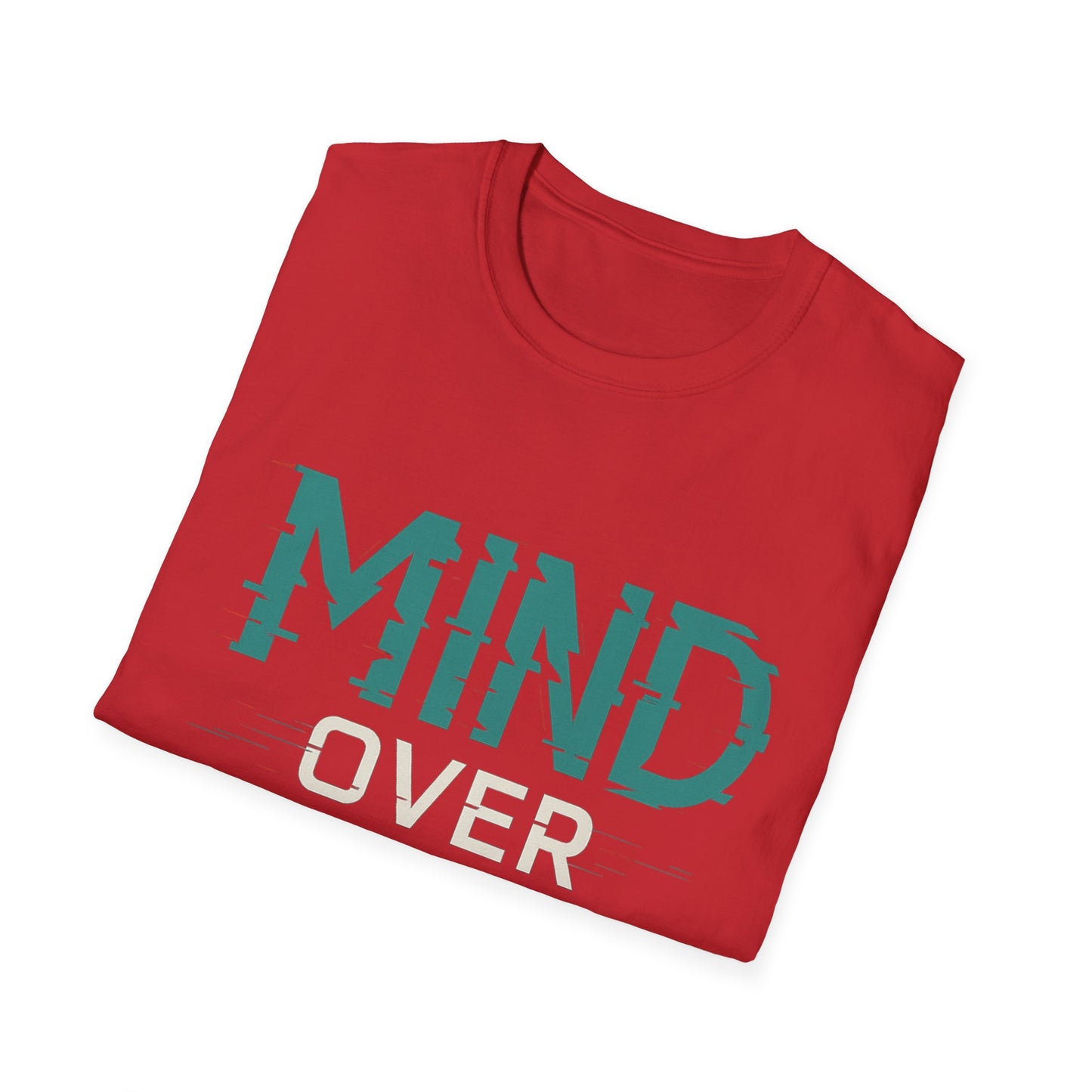 Mind Over Matter Unisex Softstyle T-Shirt - Motivational Graphic Tee