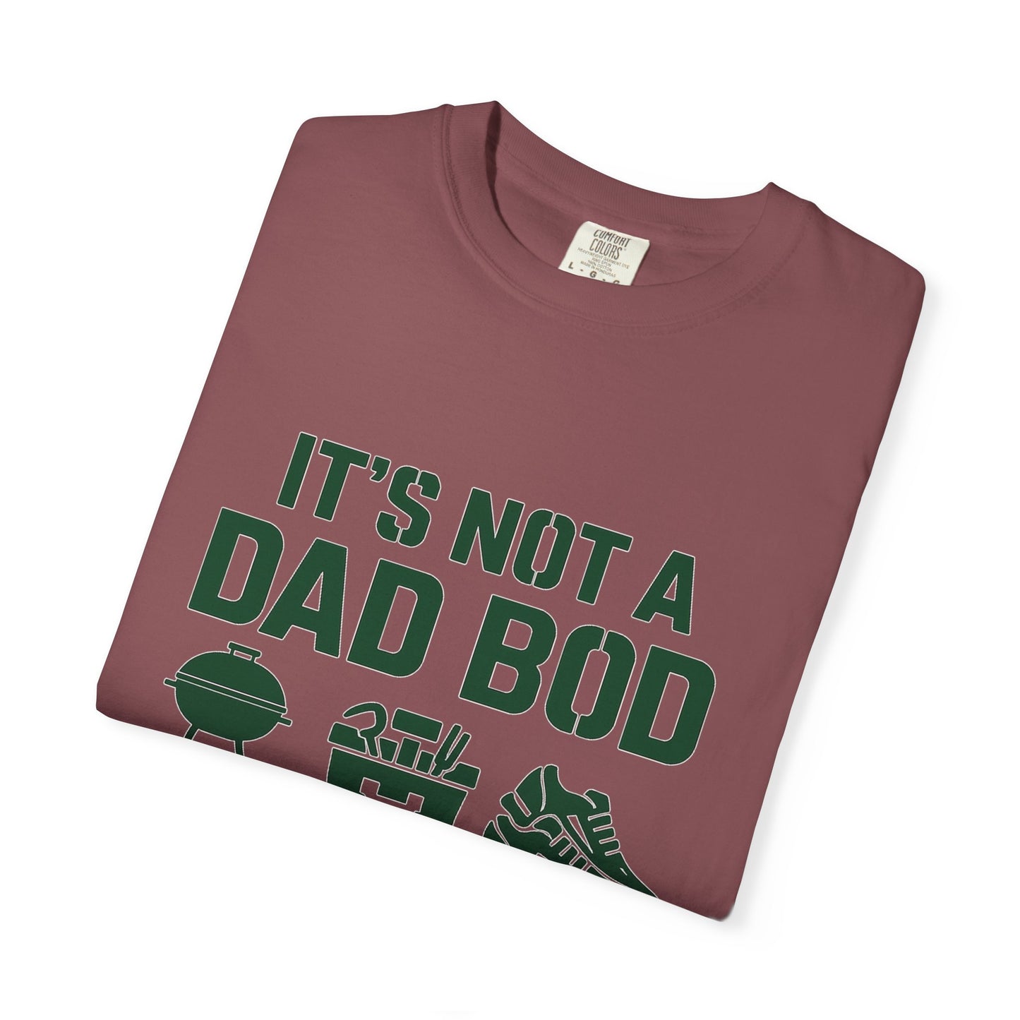 Father Figure T-Shirt, Unisex Dad Bod Tee, Gift for Father's Day, Funny Dad Shirt, Summer Casual Wear, BBQ Lover Apparel