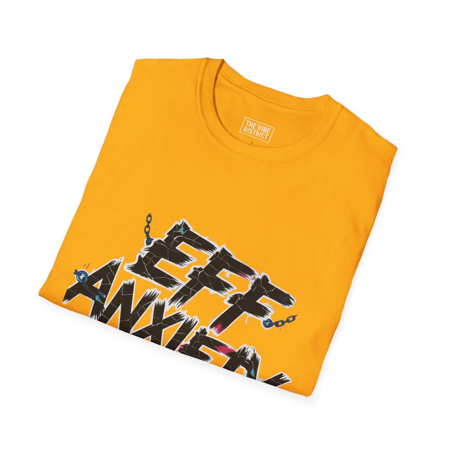Eff Anxiety Unisex Softstyle T-Shirt - Casual Comfort for Mental Health Awareness