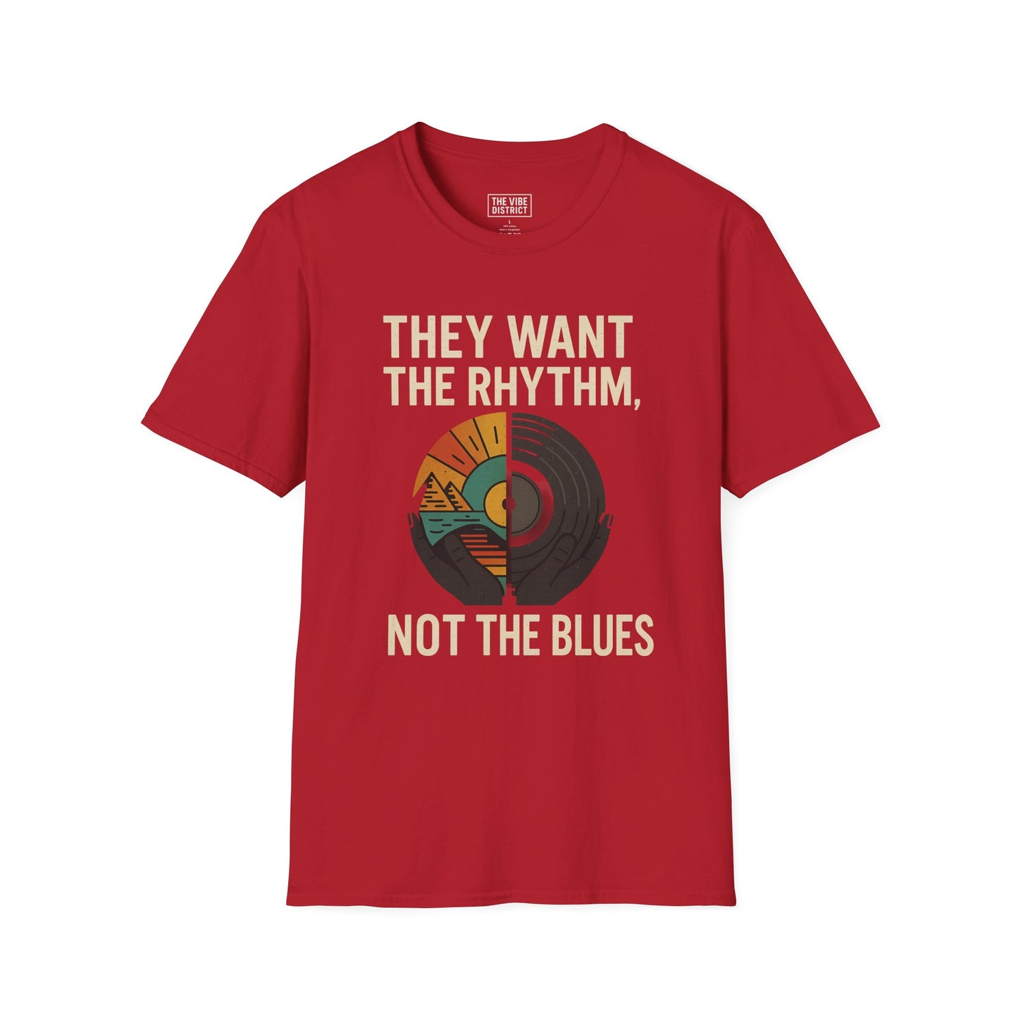 Retro Music Unisex Softstyle T-Shirt, Vintage Vibe Tee, Music Lovers Gift, Festival Wear, Retro Album Art Tee