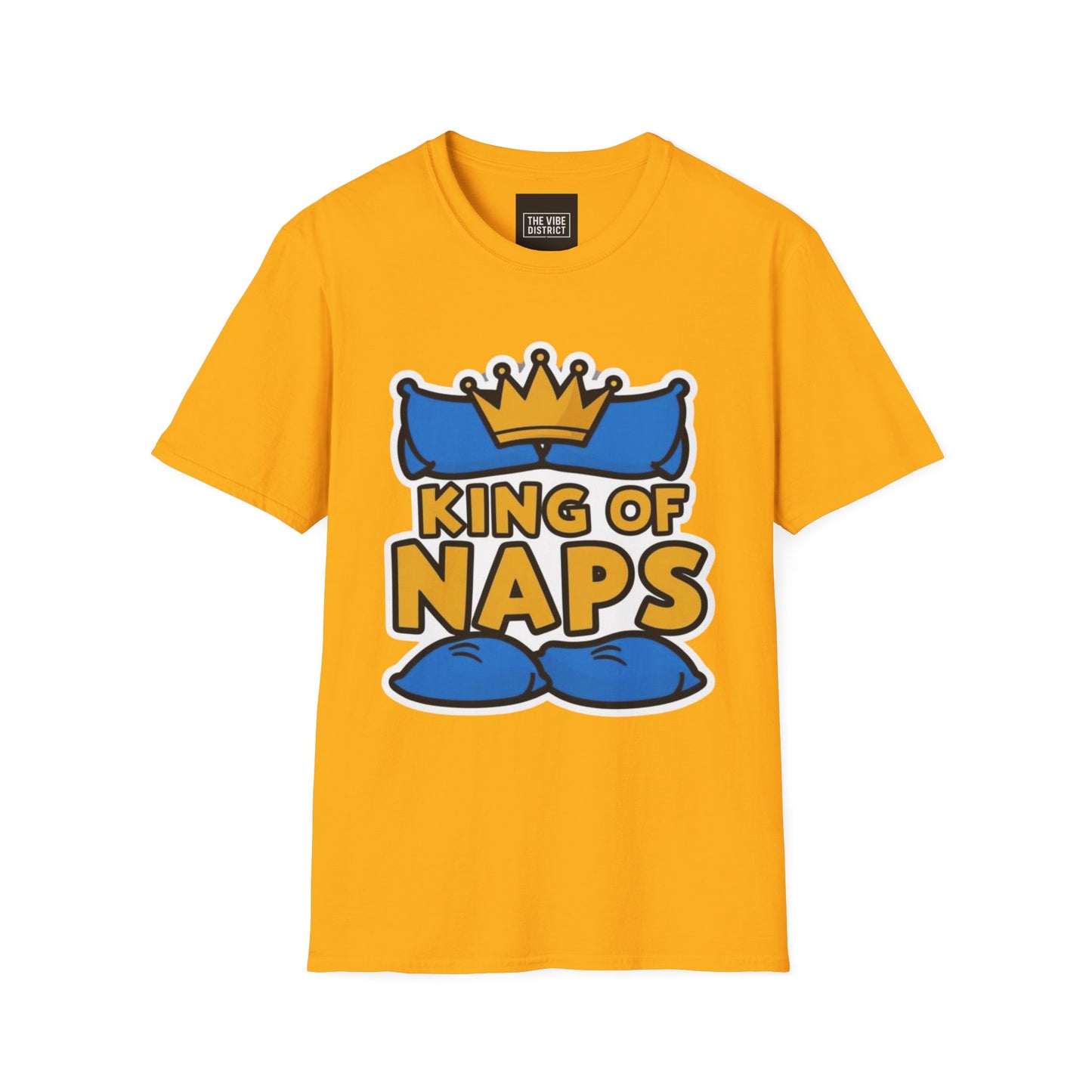 King of Naps Unisex Softstyle T-Shirt - Perfect Gift for Sleep Lovers
