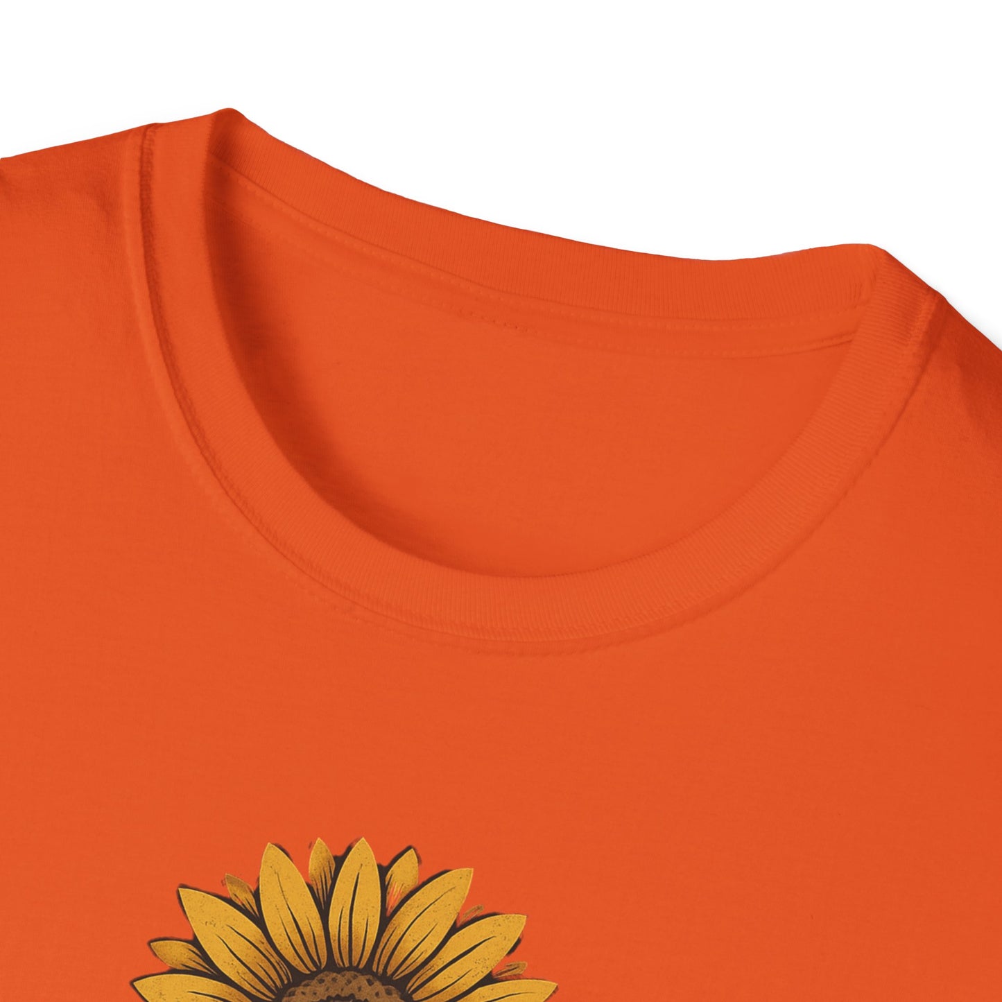 Bloom Through the Concrete Unisex Softstyle T-Shirt, Inspirational Tee, Nature Lover Gift, Motivational Shirt, Gardening Outfit