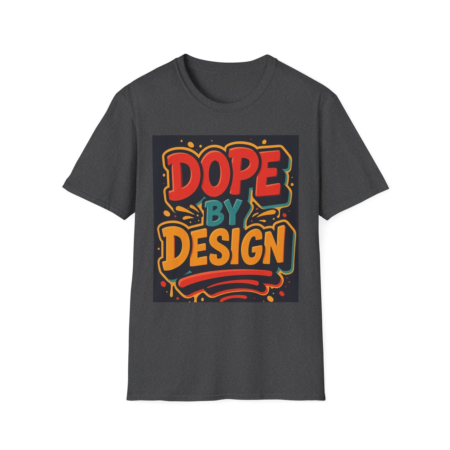 Dope by Design Unisex Softstyle T-Shirt - Vibrant Graphic Tee for Casual Wear