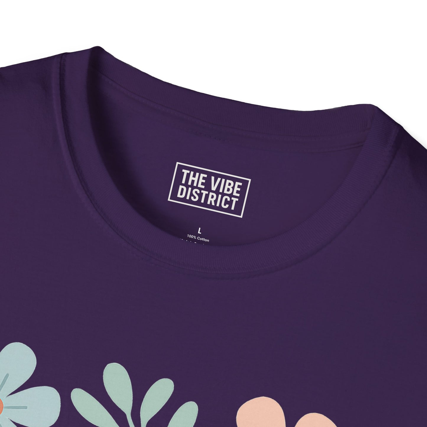 Self-Care Isn't Selfish Unisex Softstyle T-Shirt - Floral Design for Mental Health Awareness