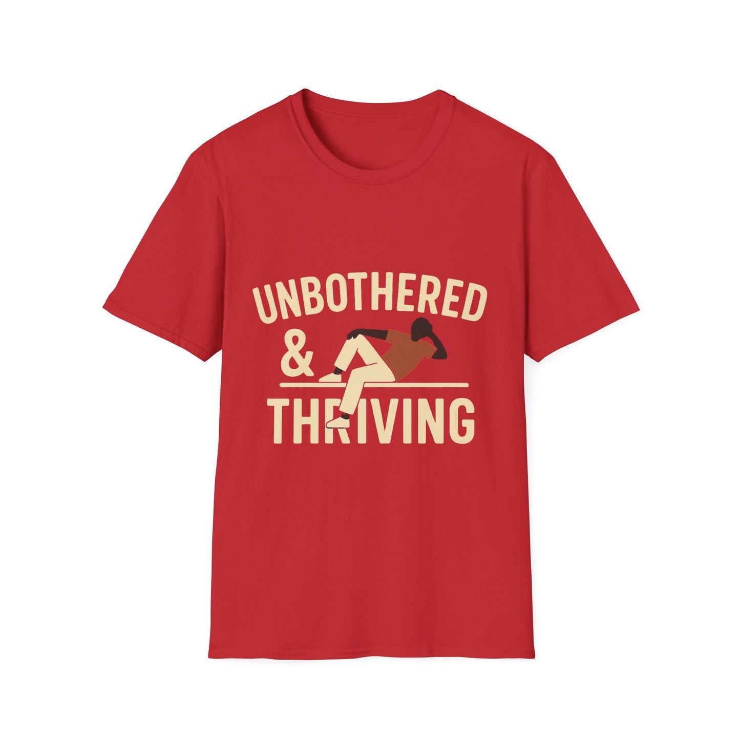 Unbothered & Thriving T-Shirt | Relaxed Vibe Tee | Perfect for Casual Outings, Gift for Friends, Self-Care Reminder, Birthday Shirt, [...]