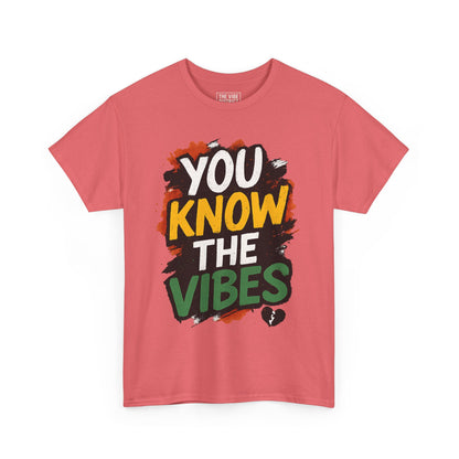 Vibrant Vibes Tee | Unisex Heavy Cotton Shirt, Casual Wear, Gift for Friends, Summer Outfit, Motivational T-Shirt, Festival Fashion