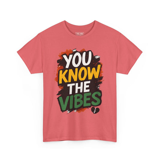 Vibrant Vibes Tee | Unisex Heavy Cotton Shirt, Casual Wear, Gift for Friends, Summer Outfit, Motivational T-Shirt, Festival Fashion
