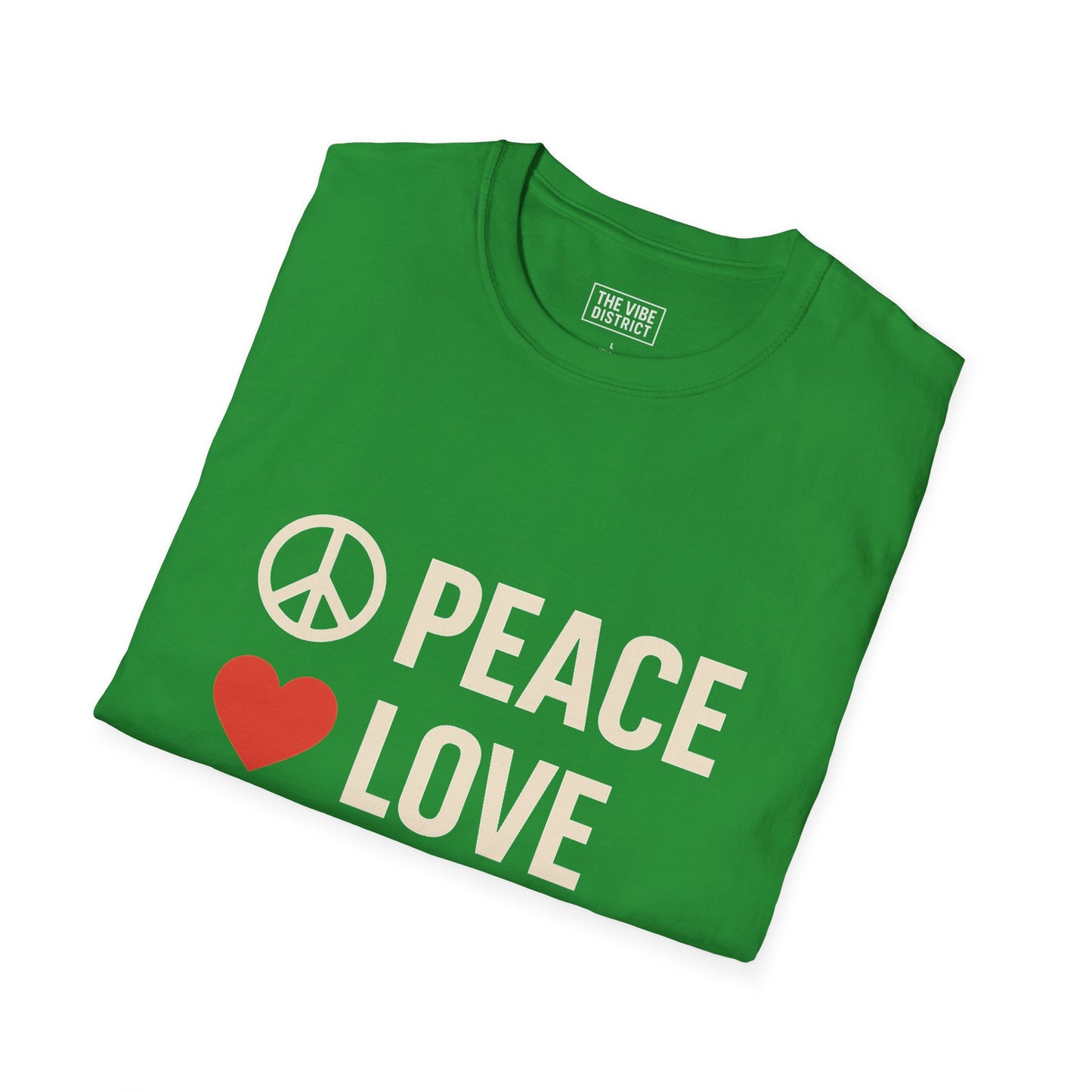 Peace Love Progress Unisex Softstyle T-Shirt, Casual Tee, Gift for Activists, Comfortable Wear, Fundraiser Event Shirt