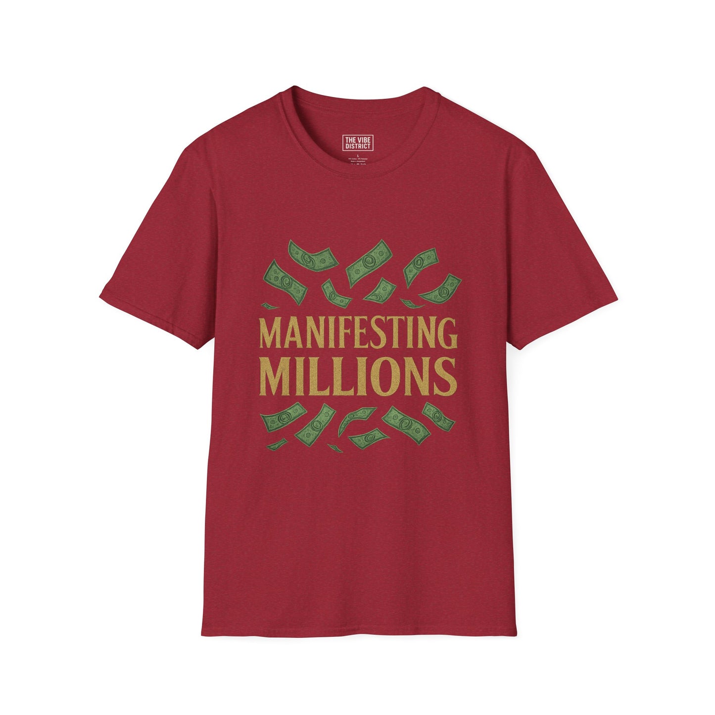 Manifesting Millions T-Shirt | Unisex Softstyle Tee for Dreamers, Motivational Gift for Entrepreneurs, Positive Vibes Tee, [...]