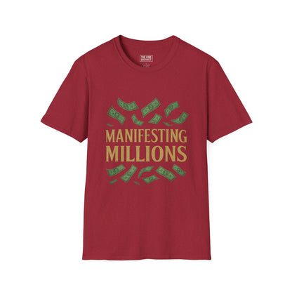 Manifesting Millions T-Shirt | Unisex Softstyle Tee for Dreamers, Motivational Gift for Entrepreneurs, Positive Vibes Tee, [...]