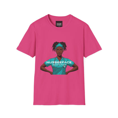 Nurse Graphic T-Shirt - Powered by Purpose - Unisex Softstyle Apparel