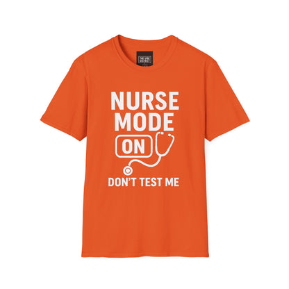 Nurse Mode On T-Shirt - Unisex Softstyle Tee for Healthcare Workers