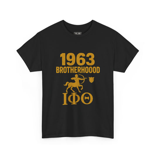 1963 Brotherhood Tee | Iota Phi Theta Inspired Shirt | Centaur Fraternity T-Shirt, Greek Life Apparel