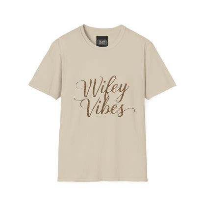 Wifey Vibes Unisex Softstyle T-Shirt - Perfect Gift for Brides and Newlyweds