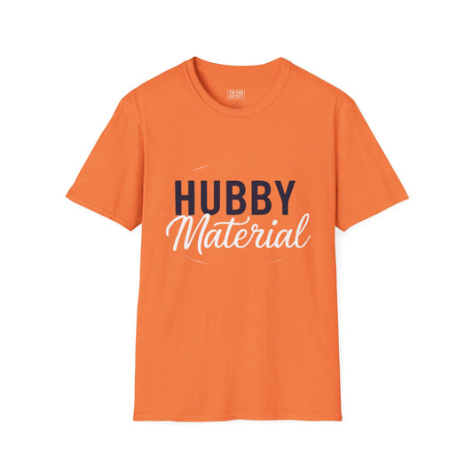 Hubby Unisex Softstyle T-Shirt - Perfect Gift for Father's Day, Anniversaries, and Celebrations