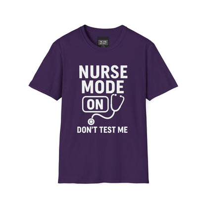 Nurse Mode On T-Shirt - Unisex Softstyle Tee for Healthcare Workers