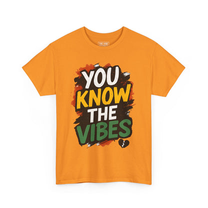 Vibrant Vibes Tee | Unisex Heavy Cotton Shirt, Casual Wear, Gift for Friends, Summer Outfit, Motivational T-Shirt, Festival Fashion