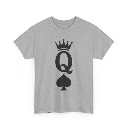 Queen of Spades Tee - Stylish Unisex Cotton Top for Card Game Lovers, Casual Wear, Gift for Gamers, Birthday Shirt, Unique Fashion