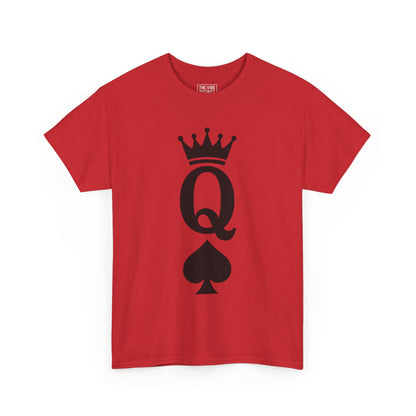 Queen of Spades Tee - Stylish Unisex Cotton Top for Card Game Lovers, Casual Wear, Gift for Gamers, Birthday Shirt, Unique Fashion