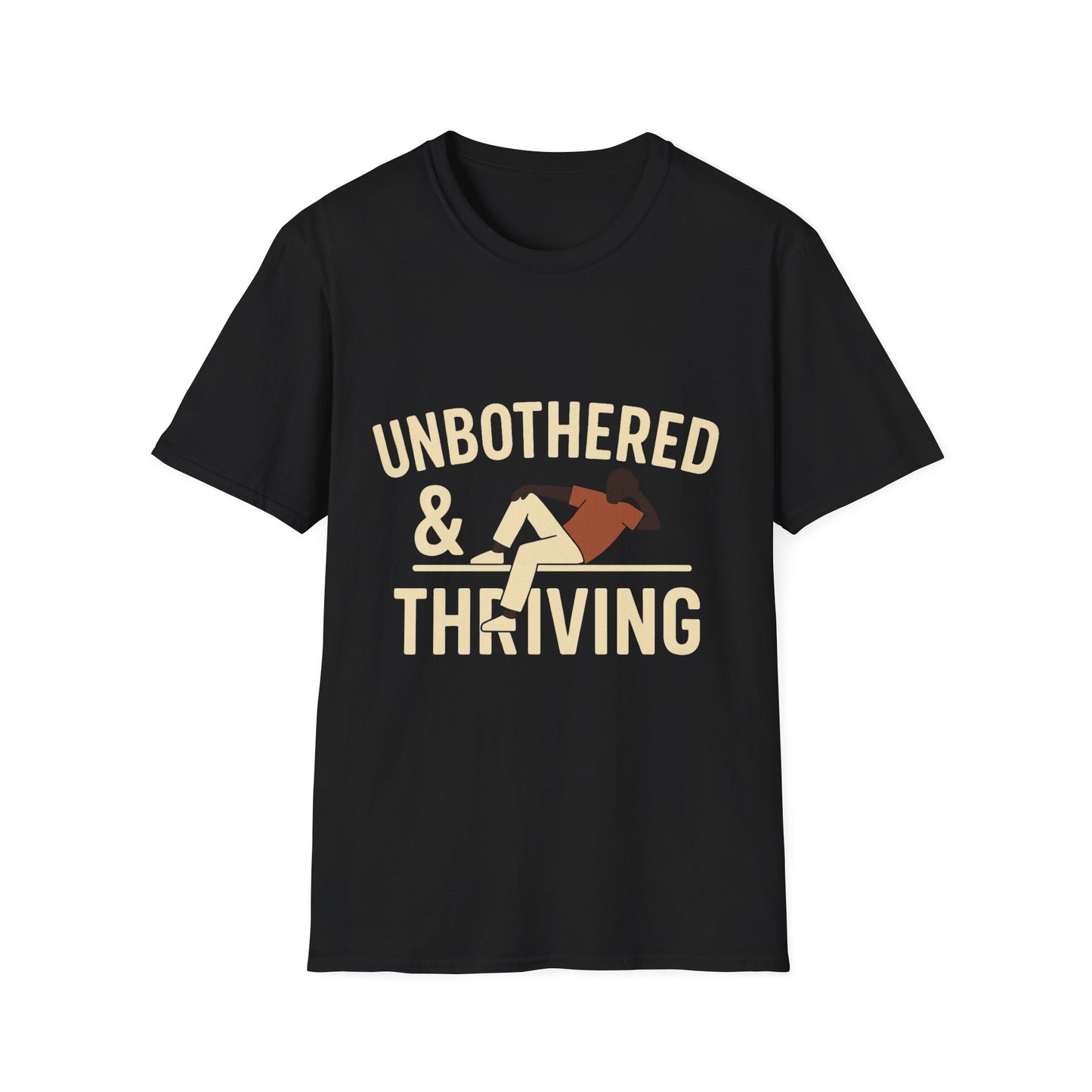Unbothered & Thriving T-Shirt | Relaxed Vibe Tee | Perfect for Casual Outings, Gift for Friends, Self-Care Reminder, Birthday Shirt, [...]