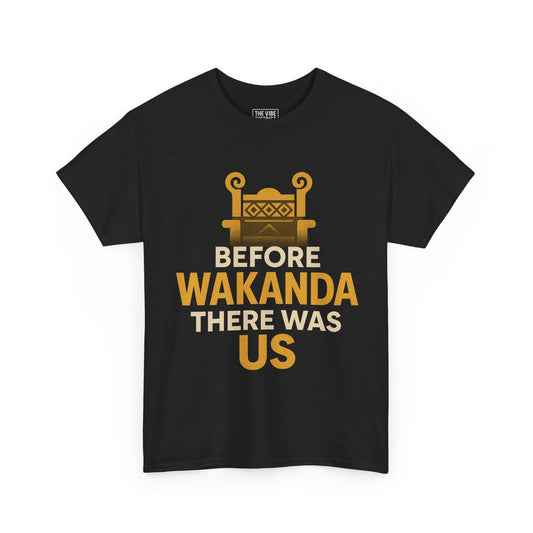 Wakanda Pride Tee - Graphic Unisex Heavy Cotton T-Shirt for Black Panther Fans, Unique Gift Idea, Celebration Apparel, Statement Clothing