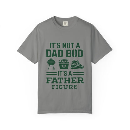 Father Figure T-Shirt, Unisex Dad Bod Tee, Gift for Father's Day, Funny Dad Shirt, Summer Casual Wear, BBQ Lover Apparel