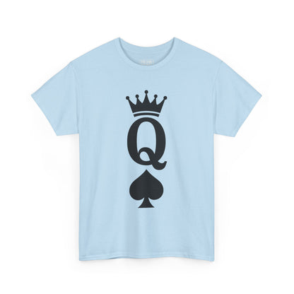 Queen of Spades Tee - Stylish Unisex Cotton Top for Card Game Lovers, Casual Wear, Gift for Gamers, Birthday Shirt, Unique Fashion