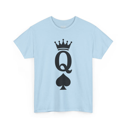 Queen of Spades Tee - Stylish Unisex Cotton Top for Card Game Lovers, Casual Wear, Gift for Gamers, Birthday Shirt, Unique Fashion